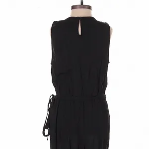 Lulus Take On the Day Black Sleeveless Surplice Jumpsuit XS Minimalist Party thumbnail 5