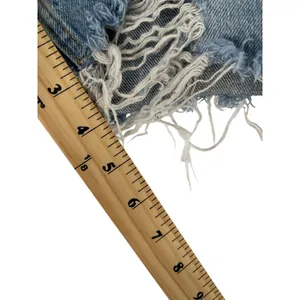 Topshop Size‎ 6 Ashley Cut Off Denim Distressed Jean Shorts thumbnail 8