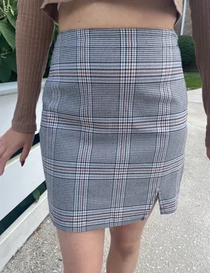 Abercrombie plaid skirt thumbnail 1