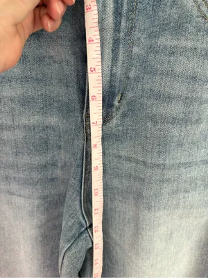 Judy Blue High-Waisted Side Panel Barrel Leg Denim Jeans Size 31 thumbnail 6