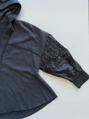 Free People Movement Spin Hoodie Charcoal Gray Size Small thumbnail 7