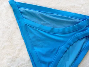 NWT Aerie Blue Bikini Bottoms - Size: Large thumbnail 3