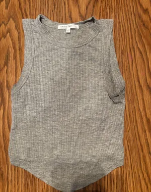 Antistar Grey Cropped Tank thumbnail 1
