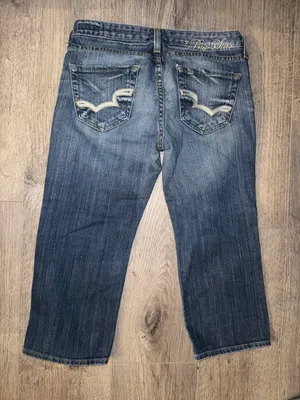 Big star Vintage Early 2000’s Sweet Crop Ultra Low-rise Straight blue jeans! thumbnail 7