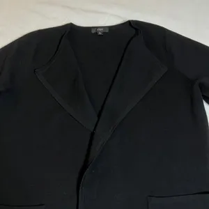 J. Crew Juliette Collarless Sweater Blazer Size S Open Front Wool Blend Preppy thumbnail 6