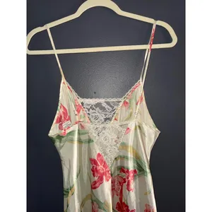 Cacique Floral Satin Chemise Nightgown with Lace Detail thumbnail 9