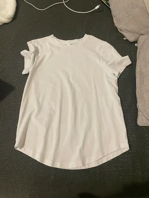 Lululemon White Athletic Shirt thumbnail 1