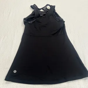 Lululemon Meshed Up Tank in black size 4 women thumbnail 1