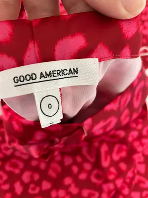 Good American Red Satin Pjs In Leopard thumbnail 4