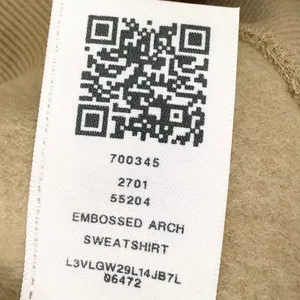 True Religion Embossed Arch Logo Sweatshirt Beige Soft Fleece Lined Size Medium thumbnail 8