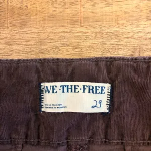 We the Free People Jayde Cord Flare 29 Corduroy Pants High Rise Brown Stretch thumbnail 8