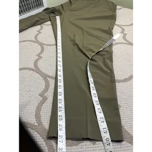 Banana Republic Airstretch Tapered Pants Olive Green Textured Ankle Size XL thumbnail 5