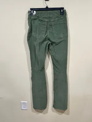 NWT olive green We The Free by Free People pull-on corduroy pants size 28 thumbnail 9