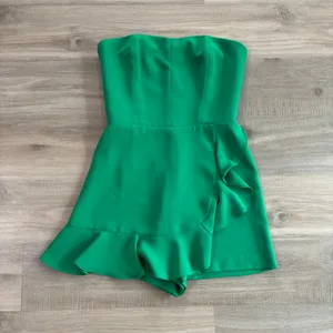 Amanda Uprichard Trisha Romper Women Size Small Jungle Green thumbnail 3