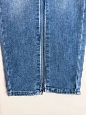 Levi 710 Blue Super Skinny Stretch Jeans thumbnail 3