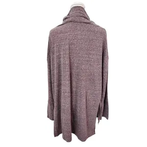 We the Free Plum Oversized Turtleneck Tunic Size XS Free People Purple Top thumbnail 2