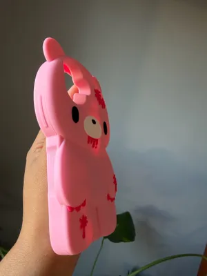 16 /17 Pink bear phone case For iPhone 16 and 17 regular thumbnail 3