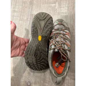 Merrell Mesh Hiking Trail Shoes Lightweight Comfort Outdoor Gray Orange 8.5‎ thumbnail 4
