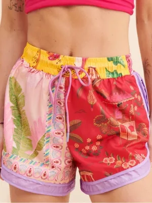 FARM Rio Mixed Scarves Shorts thumbnail 2