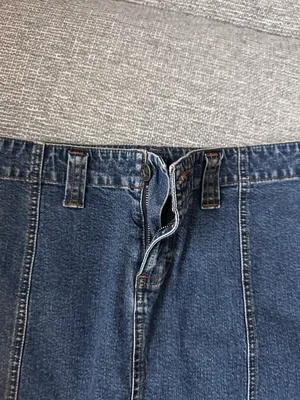 Vintage denim mini skirt thumbnail 4
