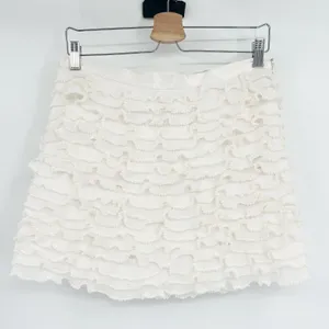Gianni Bini x Venita Aspen Womens Plisse Pearl Trim Ruffle‎ Mini Skirt Size 8 thumbnail 2