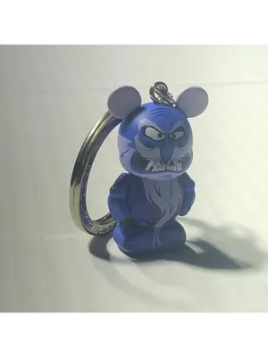 Disney Vinylmation rare keychain Cave of Wonders Aladdin HTF chaser tiger purple thumbnail 5