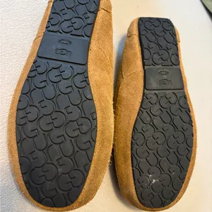 UGG Ansley Slippers Chestnut Suede Shearling Lined Women’s 6 thumbnail 3
