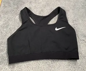 Nike Women's Black Sports Bra medium thumbnail 1
