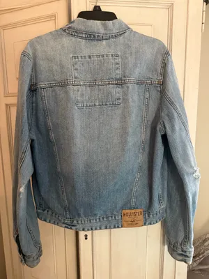 Denim Jacket Hollister Distressed thumbnail 2