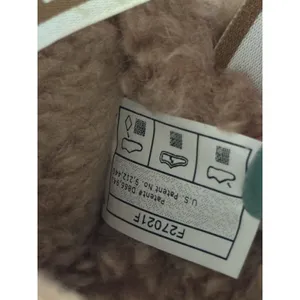 UGG Fluff Yeah Cow Print Shearling Slide Slippers Women's US 8 EU 39 Beige Tan thumbnail 8