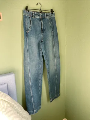 Madewell Tapered Denim Trousers Size 27 Calvert Wash Comfort Stretch High Rise thumbnail 6