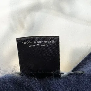 Ann Taylor Medium Cashmere Sweater Navy‎ Blue Scoop Neck Pullover Old Money 1670 thumbnail 4