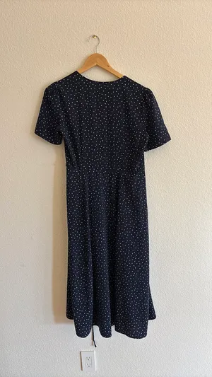 Polka dot wrap dress thumbnail 4