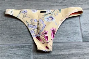 Triangl coco floral bikini bottom Tan Size XS thumbnail 1