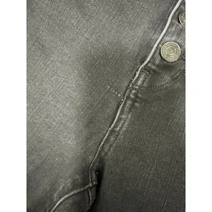 American Eagle Women 4 Short Black‎ Curvy Hi Rise Jegging Crop Button Fly Jeans thumbnail 9