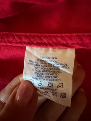 Lands’ End Red Canvas Barn Jacket Brown Corduroy Collar Utility Chore Coat Women’s thumbnail 5