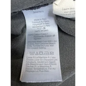 Madewell All Day Tee Oversized Gray Short Sleeve Crew Neck Boxy T-Shirt Top XL thumbnail 6