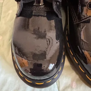 Dr. Martens Black Patent Leather Boots Womens size 9 thumbnail 7