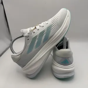 Adidas Women's Sz 6 Supernova Rise Shoes White‎ Linen Green Metallic New thumbnail 5