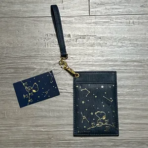 snoopy and woodstock astrology constellation stars id card holder thumbnail 1