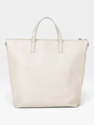 Prada White Saffiano Leather Large Tote Bag Purse WITH COA thumbnail 4