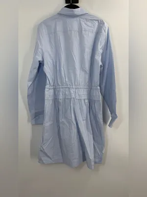 J.Crew Tall Elena mini shirt-dress in cotton poplin thumbnail 6