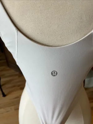 Lululemon Athletic Align Padded Bra Shelf Tank Top Off White thumbnail 9