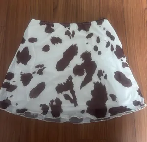 Sincerely Jules Cow print mini skirt thumbnail 2