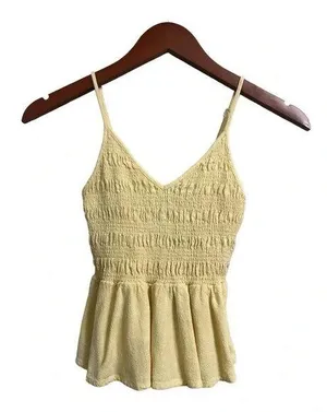 L.A. Hearts yellow babydoll tank thumbnail 1