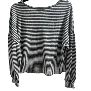 Gimmicks by BKE Long Sleeve Striped Shirt Womens M Gray Stripes Sweater T-Shirt thumbnail 2