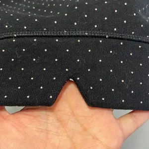 Lululemon Womens Polka Dot‎ Crew Neck Fleece Pullover Sweatshirt Black Size 4 thumbnail 7