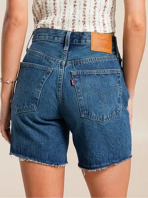 Levi’s 501 mid thigh jeans shorts NEW 25 thumbnail 2