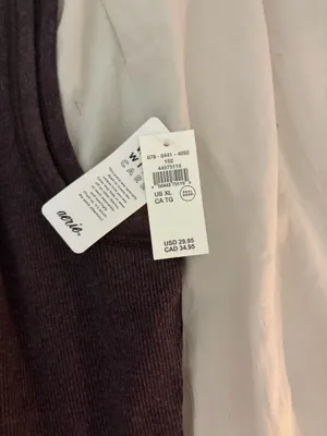 Aerie Brown Tank Top thumbnail 2