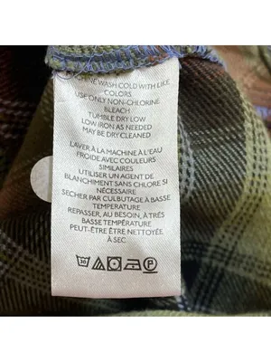 Free People We The Free Izzy Cargo Shirt plaid oversized Shacket Green Grunge M thumbnail 14